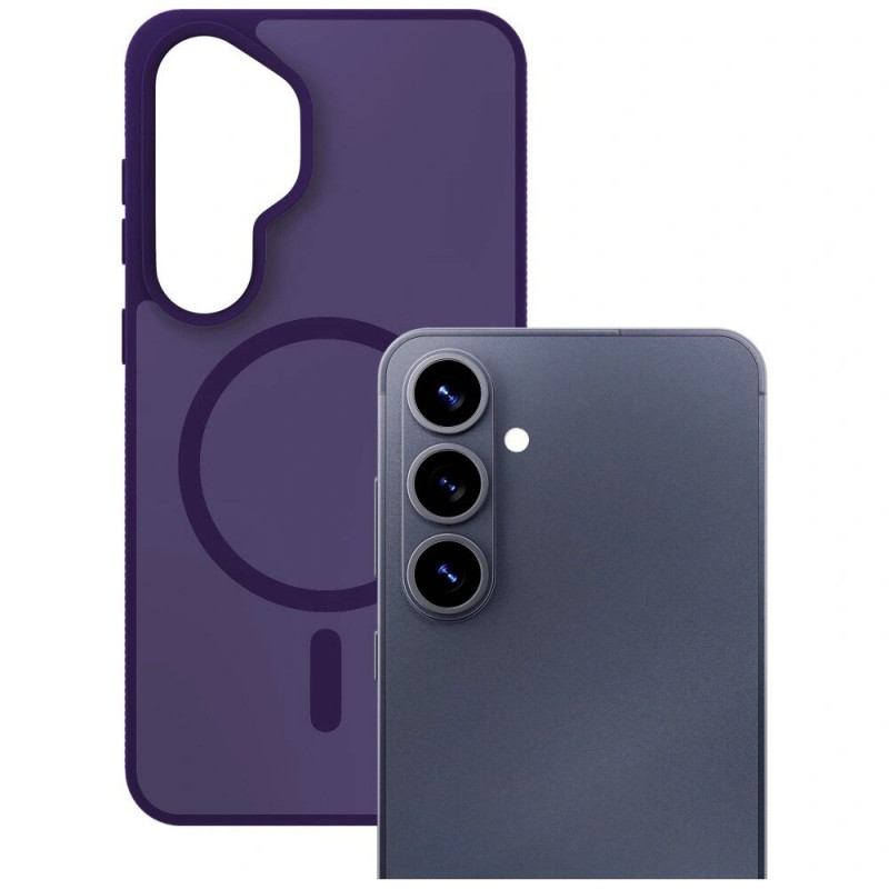 3MK Smoke MagCase Samsung Galaxy S26+ -puhelimelle, violetti