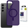 3MK Smoke MagCase suojakuori Samsung Galaxy S25 -puhelimelle, violetti