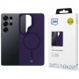 3MK Smoke MagCase suojakotelo Samsung Galaxy S25 Ultra -puhelimelle, violetti