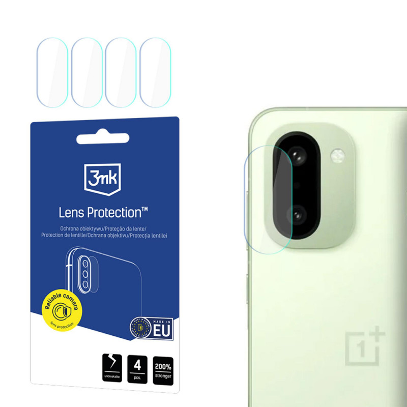 3MK Lens Protection OnePlus 15R -kameran linssinsuojus (4 kpl)