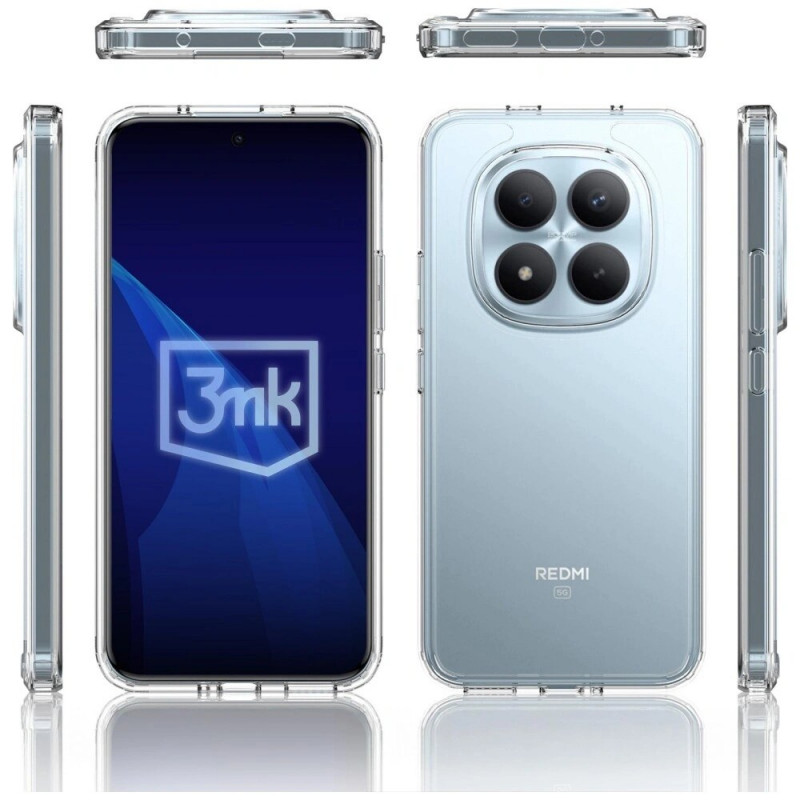 3MK Armor Case Xiaomi Redmi Note 15 Pro 4G -älypuhelinkotelo, läpinäkyvä