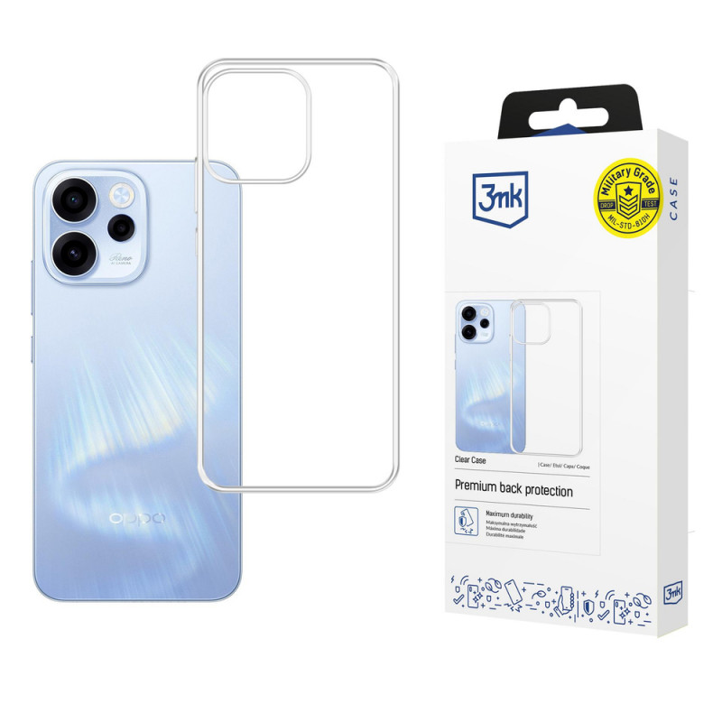 3MK Clear Case suojakuori Oppo Reno 15 5G (CPH2825) -puhelimelle, läpinäkyvä