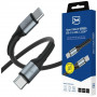 3MK Hyper Cable N-SERIES USB-C - USB-C -kaapeli, 1,5 m, 100 W, musta