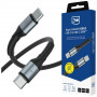 3MK Hyper Cable N-SERIES USB-C - USB-C -kaapeli, 3 m, 100 W, musta