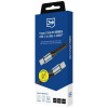 3MK Hyper Cable N-SERIES USB-C - USB-C -kaapeli, 3 m, 100 W, musta