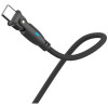 3MK Hyper Cable N-SERIES USB-C - USB-C -kaapeli 180° kääntyvällä liittimellä, 1 m, 100 W, musta