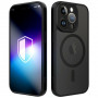 3MK Misty MagCase Apple iPhone 15 Pro -suojakotelo, musta