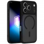 3MK Misty MagCase Apple iPhone 17 Pro Max -suojakotelo, musta