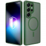 3MK Misty MagCase magneettinen suojakotelo Samsung Galaxy S25 Ultra -puhelimelle, vihreä