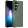 3MK Misty MagCase magneettinen suojakotelo Samsung Galaxy S26 Ultra -puhelimelle, vihreä