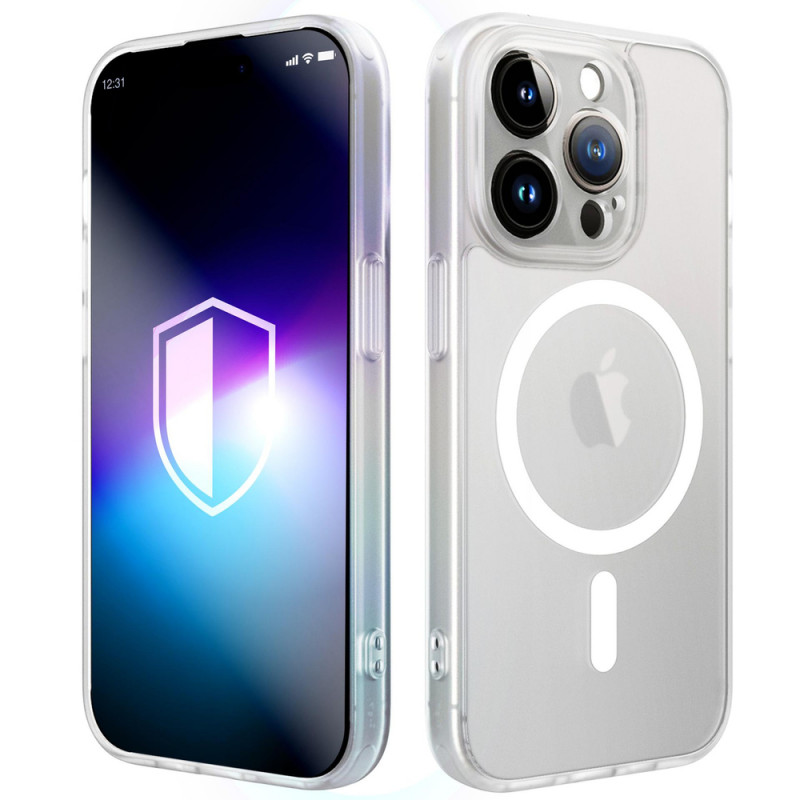 3MK Misty MagCase Apple iPhone 15 Pro -älypuhelinkotelo, MagSafe-yhteensopiva, valkoinen