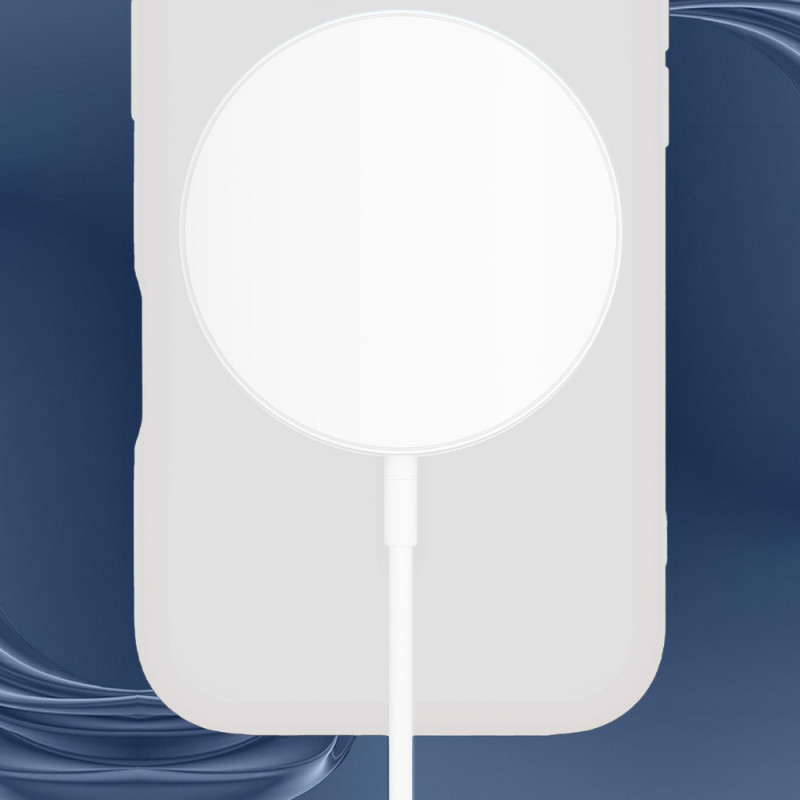 3MK Misty MagCase Apple iPhone 16 Pro Max -suojakuori, MagSafe-yhteensopiva, valkoinen