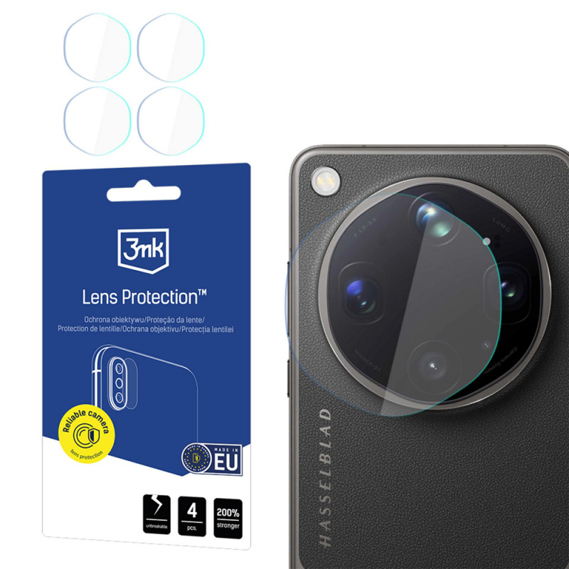 3MK Lens Protection Oppo Find X9 Ultra hybridikameran linssilasi (4 kpl)