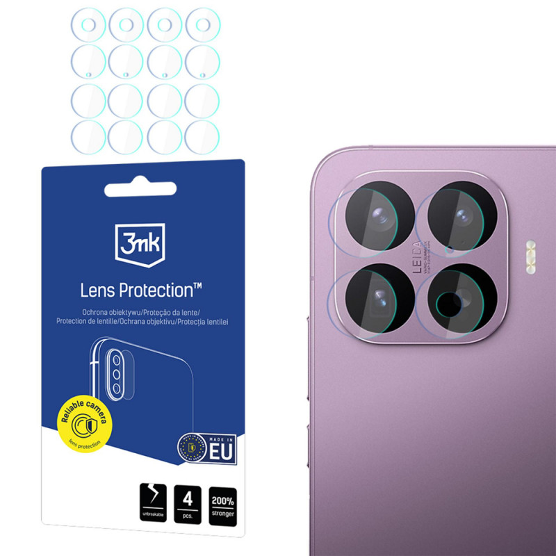 3MK Lens Protection Xiaomi 17T Pro hybridikameran linssilasi (4 kpl)