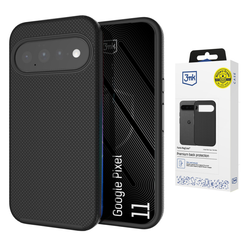 3MK Fortis MagCase Google Pixel 11, musta