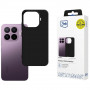 3MK Matt Case Xiaomi 17T Pro puhelimen kuori, musta