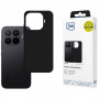 3MK Matt Case Xiaomi 17T puhelimen kuori, musta