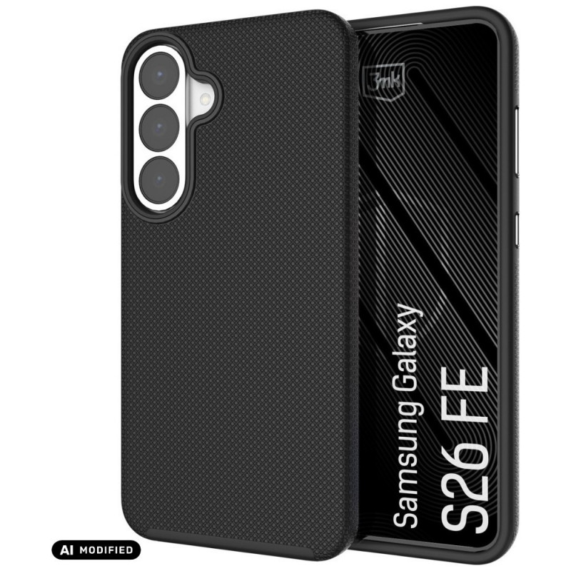3MK Fortis MagCase Samsung Galaxy S26 FE -puhelinkotelo, musta