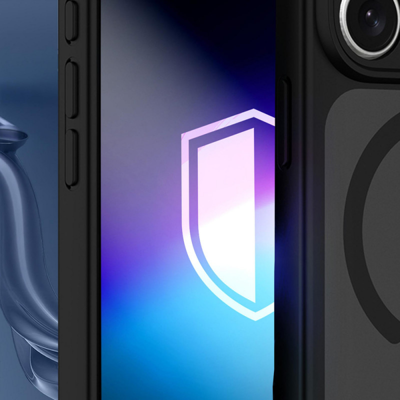 3MK Misty MagCase Apple iPhone 17 Pro Max / 18 Pro Max puhelimen kuori, musta