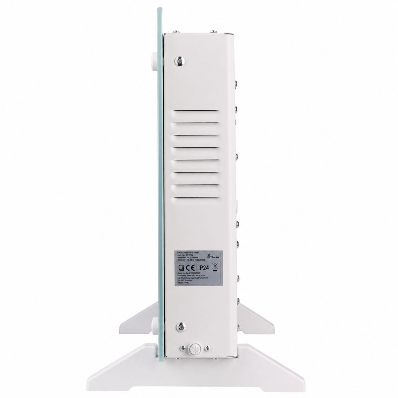 Extralink älykäs lasipaneelilämmitin LPL-23A-WH, 2000 W, WiFi, valkoinen