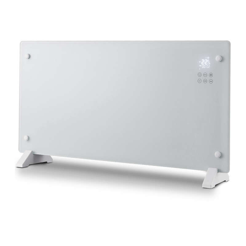 Extralink älykäs lasipaneelilämmitin LPL-23A-WH, 2000 W, WiFi, valkoinen