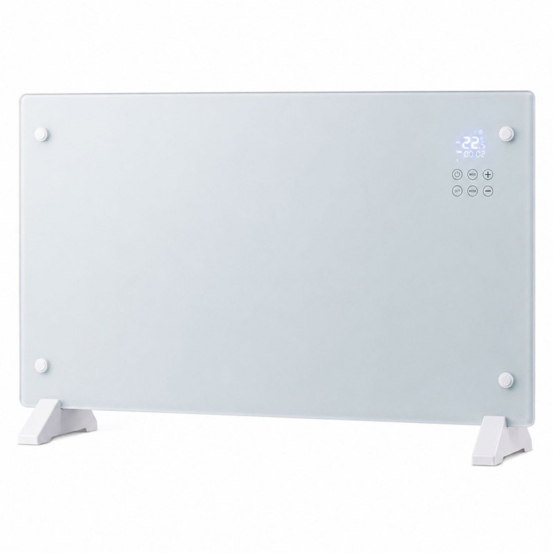 Extralink älykäs lasipaneelilämmitin LPL-23A-WH, 2000 W, WiFi, valkoinen