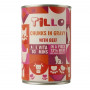 TILLO Chunks in gravy Beef märkä kissanruoka, 415 g