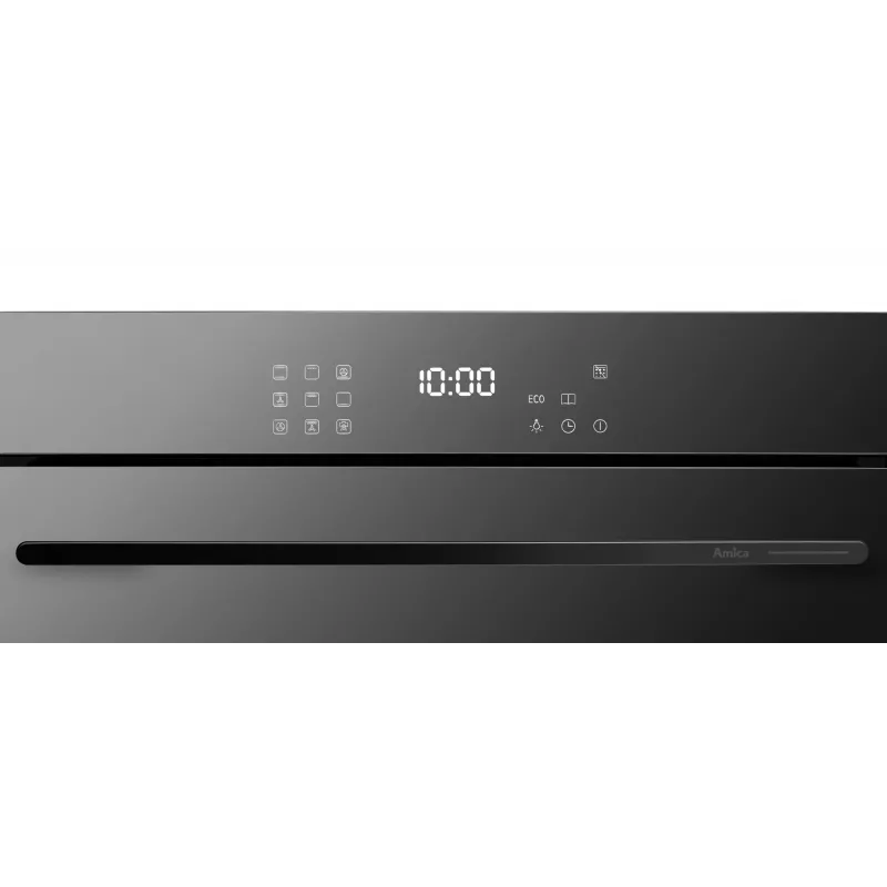 Amica AOV937P1V3BbA+ kalusteuuni, 77 L, musta, energialuokka A+
