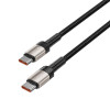 Tech-Protect UltraBoost Evo -kaapeli USB-C / USB-C 100W 5A 200cm Titanium