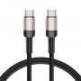 Tech-Protect UltraBoost Evo -kaapeli USB-C / USB-C 100W 5A 100cm Titanium