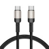 Tech-Protect UltraBoost Evo -kaapeli USB-C / USB-C 100W 5A 100cm Titanium