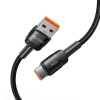 Tech-Protect UltraBoost Evo -kaapeli USB-A / USB-C 100W 5A 50cm musta