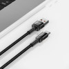 Tech-Protect UltraBoost Evo -kaapeli USB-A / USB-C 100W 5A 50cm musta