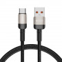 Tech-Protect UltraBoost Evo -kaapeli USB-A / USB-C 100W 5A 100cm Titanium