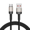 Tech-Protect UltraBoost Evo -kaapeli USB-A / USB-C 100W 5A 200cm Titanium
