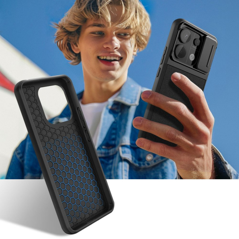 Tech-Protect Velar Cam+ -suojakotelo Xiaomi Redmi Note 13 Pro 5G / Poco X6 5G -puhelimelle, musta