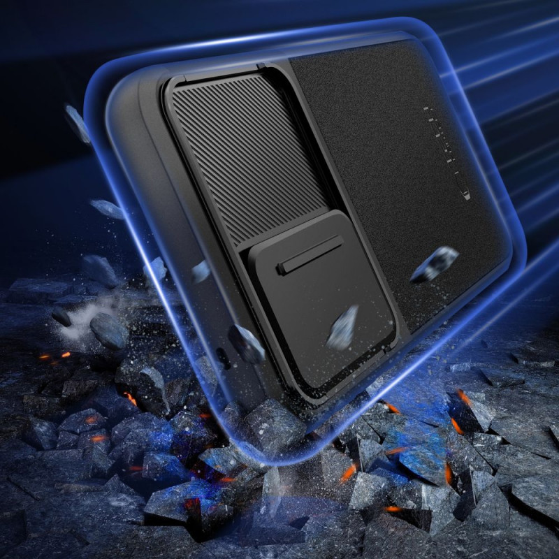 Tech-Protect Velar Cam+ -suojakotelo Samsung Galaxy A35 / A55 5G -puhelimelle, musta