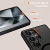 Tech-Protect Magmat MagSafe Samsung Galaxy S25 Ultra -kuori, matta musta