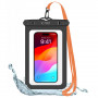 Tech-Protect UWC9 yleiskotelo vedenpitävä 8.9", musta/oranssi