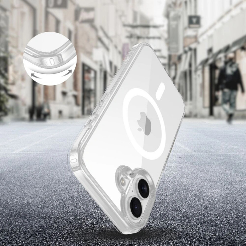 Tech-Protect Flexair Hybrid CC MagSafe -suojakotelo Apple iPhone 16 -puhelimelle, kirkas