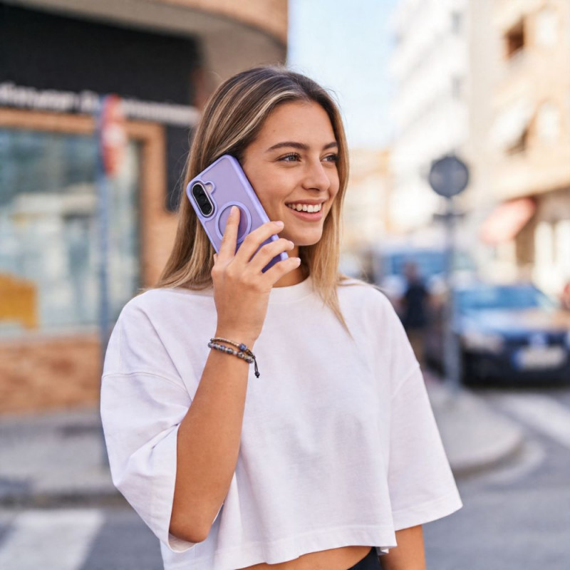Tech-Protect Magmat MagSafe -suojakotelo Samsung Galaxy A57 5G:lle, matta lilac
