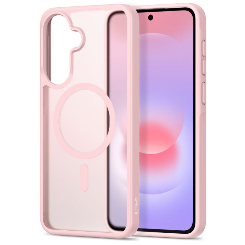 Tech-Protect Magmat MagSafe -kuori Samsung Galaxy A36 / A56 / A37 5G -puhelimeen, matta pinkki