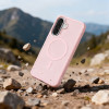 Tech-Protect Magmat MagSafe -kuori Samsung Galaxy A36 / A56 / A37 5G -puhelimeen, matta pinkki
