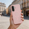 Tech-Protect Magmat MagSafe -kuori Samsung Galaxy A36 / A56 / A37 5G -puhelimeen, matta pinkki