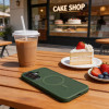 Tech-Protect Magmat MagSafe -suojakotelo Samsung Galaxy A36 / A56 / A37 5G -puhelimelle, matta vihreä