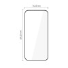 Tech-Protect Glass Fit+ karkaistu lasi Xiaomi 17T Pro -puhelimeen (2 kpl), musta