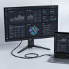 Tech-Protect UltraBoost HDMI 2.1 -kaapeli THP5553, 4K 120Hz, 8K 60Hz, 100 cm, musta