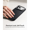 ESR Leather Kickstand MagSafe -nahkakotelo Apple iPhone 17 Pro Max / 18 Pro Max -puhelimelle, musta