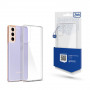 3MK Clear Case Samsung Galaxy S21 älypuhelimen kuori, läpinäkyvä