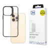 3MK Satin Armor Case+ suojakotelo Apple iPhone 13 Pro Max -puhelimelle (3MK3503), musta
